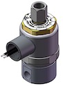Technical drawing — MODEL EL23 1/8-27 NPT 3WNC PIPED EXHAUST EXPLOSION PROOF