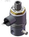 Technical drawing — MODEL EL23 MANUAL OVERRIDE 3WNC PIPED EXHAUST EXPLOSION PROOF