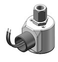 Technical drawing — MODEL O21 1/8-27 NPT 2WNO CONDUIT CONNECTION