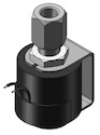 Technical drawing — MODEL O21 1/8-27 NPT 2WNO MOLDED COIL WITH YOKE