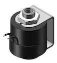 Technical drawing — MODEL O23 3WNC EXHAUST TO ATMOSPHERE MOLDED COIL WITH YOKE
