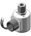 Technical drawing — MODEL O24 1/8-27 NPT 3WNO CONDUIT CONNECTION