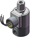 Technical drawing — MODEL 21 1/8-27 NPT 2WNO CONDUIT CONNECTION