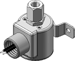 Technical drawing — MODEL O24 3WNO CONDUIT/BRACKET CONNECTION