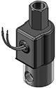 Technical drawing — MODEL 51 1/8-27 NPT 2WNO GROMMET WITH LEADS