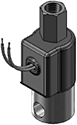 Technical drawing — MODEL 56 1/8-27 NPT 3-WAY MULTI-PURPOSE GROMMET WITH LEADS