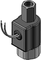 Technical drawing — MODEL 56 STUD MOUNT BODY 3-WAY MULTI-PURPOSE GROMMET WITH LEADS