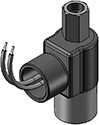 Technical drawing — MODEL LLW53 BODY OPTION "E" 3WNC PIPED EXHAUST CONDUIT CONNECTION