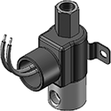 Technical drawing — MODEL LLW53 1/8-27 NPT 3WNC PIPED EXHAUST CONDUIT/BRACKET CONNECTION