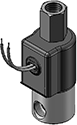 Technical drawing — MODEL LLW53 BODY OPTION "O" 3WNC PIPED EXHAUST GROMMET WITH LEADS