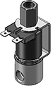 Technical drawing — MODEL LLW53 BODY OPTION "O" 3WNC PIPED EXHAUST YOKE WITH SPADE TERMINALS