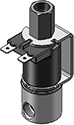 Technical drawing — MODEL LLW53 BODY OPTION "R" 3WNC PIPED EXHAUST YOKE WITH SPADE TERMINALS