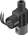 Technical drawing — MODEL LW51 1/8-27 NPT 2WNO CONDUIT CONNECTION