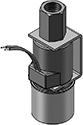 Technical drawing — MODEL LW51 BODY OPTION "O" 2WNO YOKE WITH LEADS