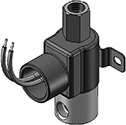 Technical drawing — PIPED EXHAUST 1/8-27 NPT 3WNC CONDUIT/BRACKET CONNECTION