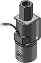 Technical drawing — 10-32 PORTS 3WNC PIPED EXHAUST YOKE WITH LEADS