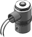 Technical drawing — MODEL E22 1/8-27 NPT 2WNC EXPLOSION PROOF