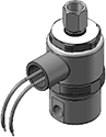 Technical drawing — MODEL E25 1/8-27 NPT 3-WAY DIRECTIONAL CONTROL EXPLOSION PROOF