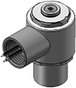 Technical drawing — MODEL E53 BODY OPTION "E" 3WNC EXHAUST TO ATMOSPHERE EXPLOSION PROOF