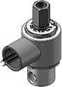 Technical drawing — MODEL E55 BODY OPTION "O" 3-WAY DIRECTIONAL CONTROL EXPLOSION PROOF