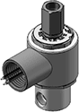 Technical drawing — MODEL E55 BODY OPTION "R" 3-WAY DIRECTIONAL CONTROL EXPLOSION PROOF