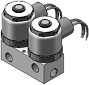 Technical drawing — MODEL EH23 3WNC EXPLOSION PROOF/HIGH PRESSURE