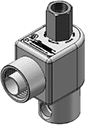 Technical drawing — MODEL ELW51 1/8-27 NPT 2WNO EXPLOSION PROOF