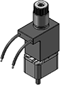 Technical drawing — MODEL L581 2WNO MOLDED LEADS COIL MANIFOLD MOUNT PLASTIC BODY