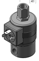 Technical drawing — SERIES 20 MODEL 26 1/8-27 NPT 3-WAY MULTI-PURPOSE MAGNETIC LATCHING COIL