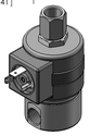 Technical drawing — SERIES 20 MODEL 26 BODY OPTION "R" 3-WAY MULTI-PURPOSE MAGNETIC LATCHING COIL