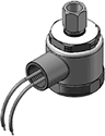 Technical drawing — MODEL OE24 3-WAY NORMALLY OPEN EXPLOSION PROOF
